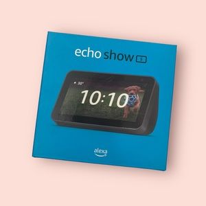 NIB Amazon Echo 5 alarm clock with digital screen